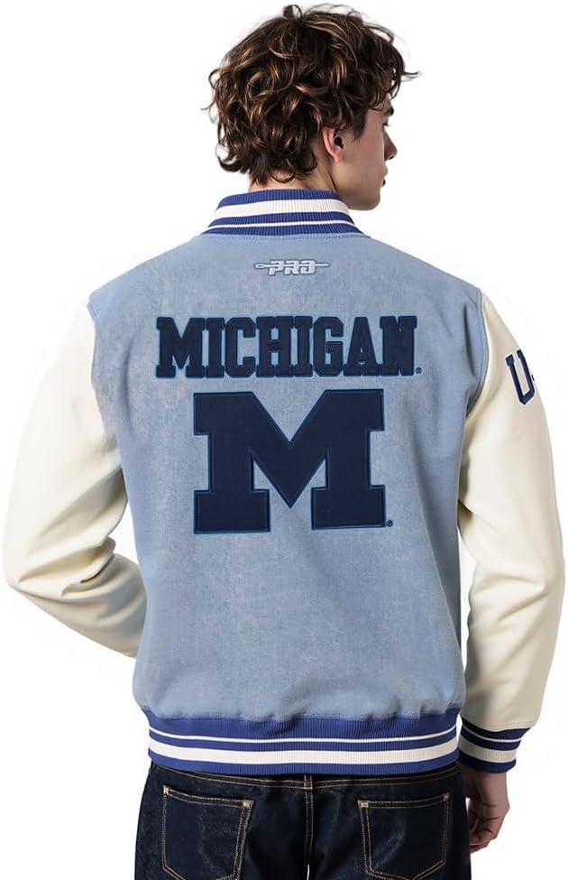 image:imagePro Standard NCAA mens Mens College Varsity Blues Denim Denim JacketBlue