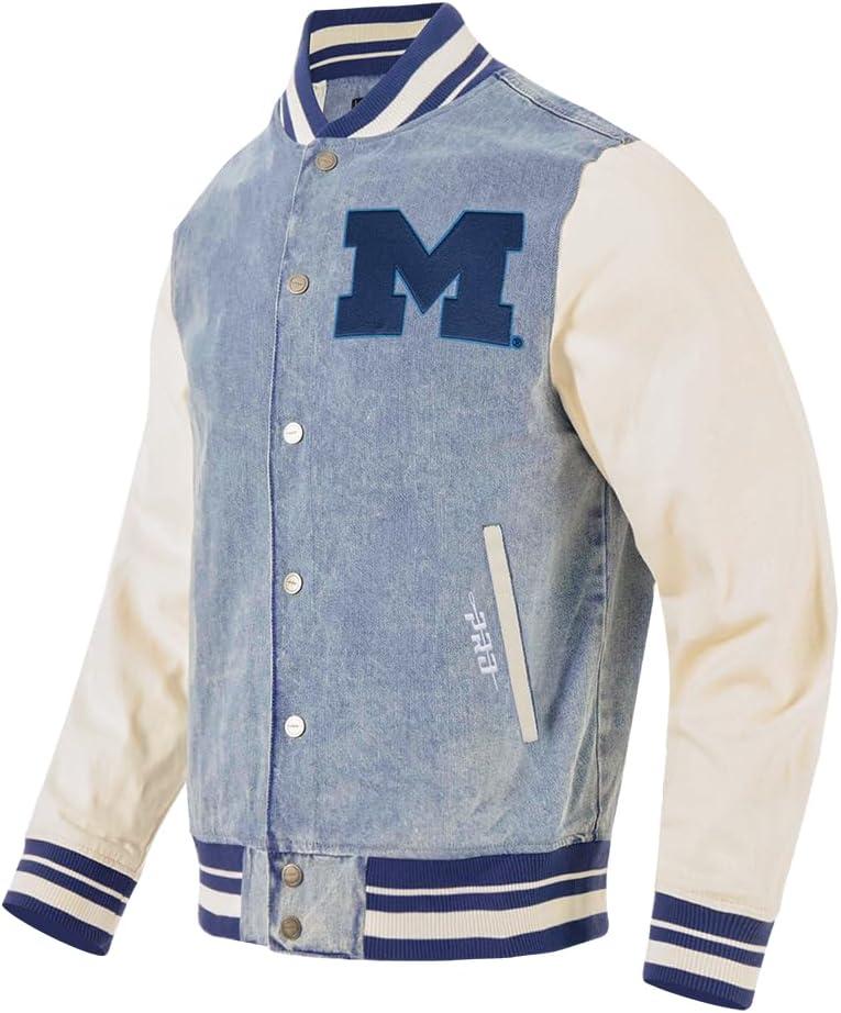 image:imagePro Standard NCAA mens Mens College Varsity Blues Denim Denim JacketBlue