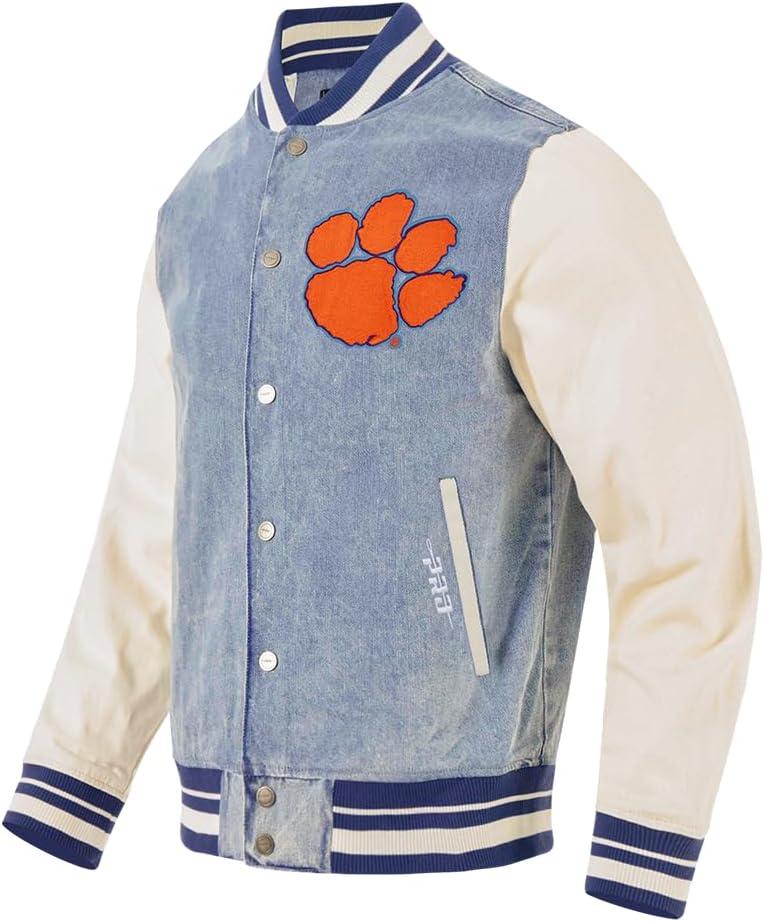 image:imagePro Standard NCAA mens Mens College Varsity Blues Denim Denim JacketBlue