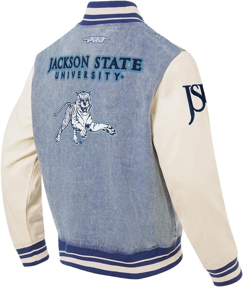 image:imagePro Standard NCAA mens Mens College Varsity Blues Denim Denim JacketBlue