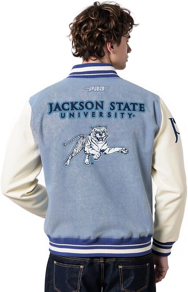 image:imagePro Standard NCAA mens Mens College Varsity Blues Denim Denim JacketBlue