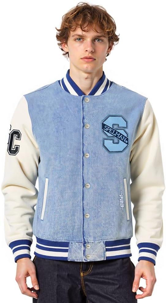 image:imagePro Standard NCAA mens Mens College Varsity Blues Denim Denim JacketBlue