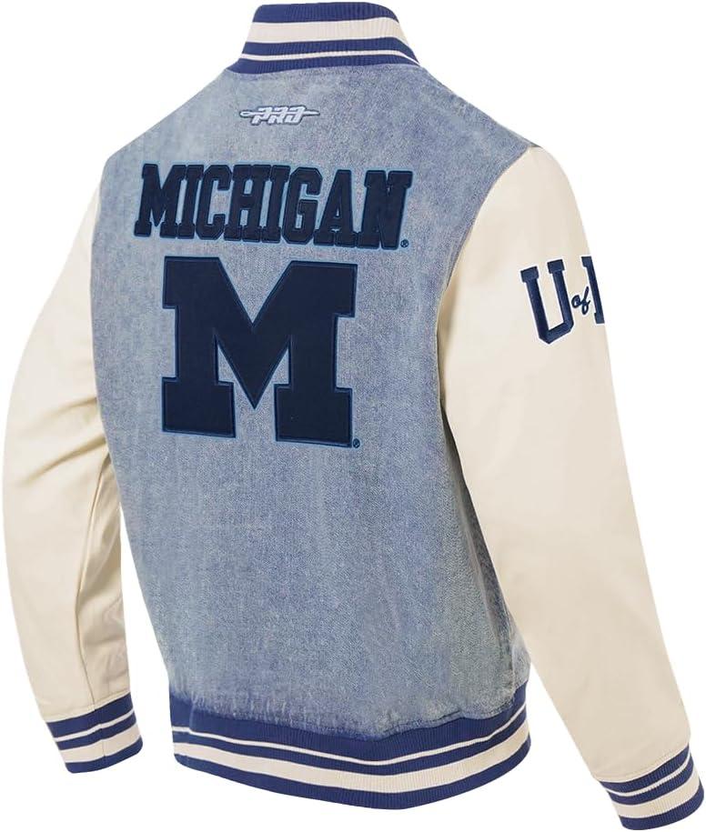 image:imagePro Standard NCAA mens Mens College Varsity Blues Denim Denim JacketBlue