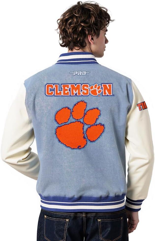 image:imagePro Standard NCAA mens Mens College Varsity Blues Denim Denim JacketBlue