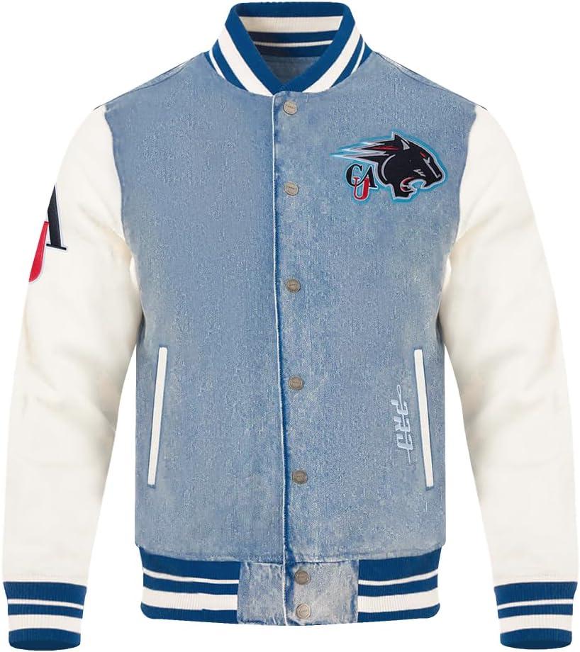 image:imagePro Standard NCAA mens Mens College Varsity Blues Denim Denim JacketBlue