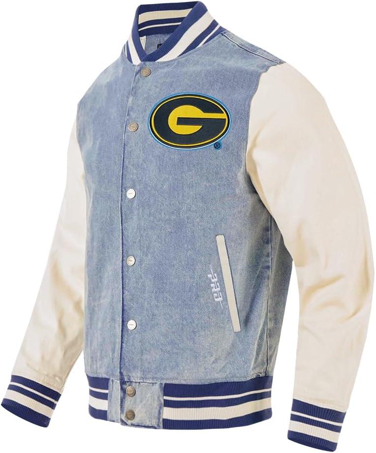 image:imagePro Standard NCAA mens Mens College Varsity Blues Denim Denim JacketBlue