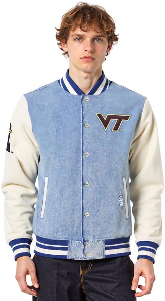 image:imagePro Standard NCAA mens Mens College Varsity Blues Denim Denim JacketBlue