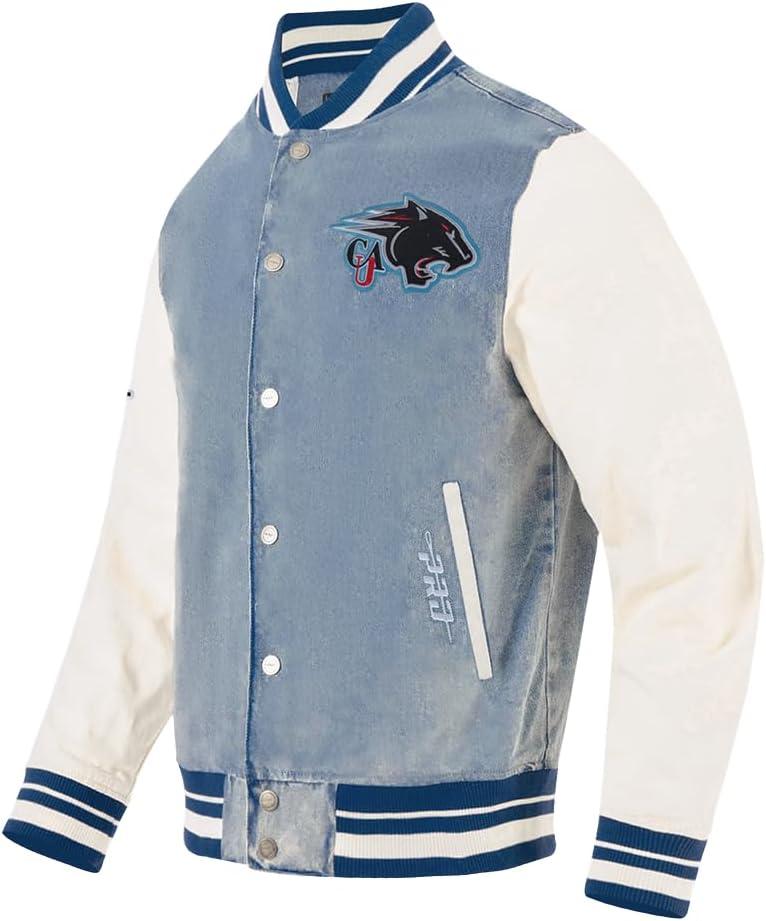 image:imagePro Standard NCAA mens Mens College Varsity Blues Denim Denim JacketBlue