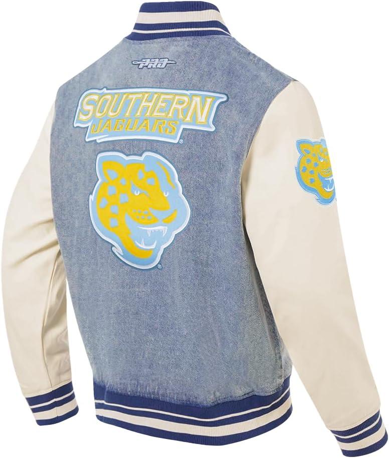 image:imagePro Standard NCAA mens Mens College Varsity Blues Denim Denim JacketBlue