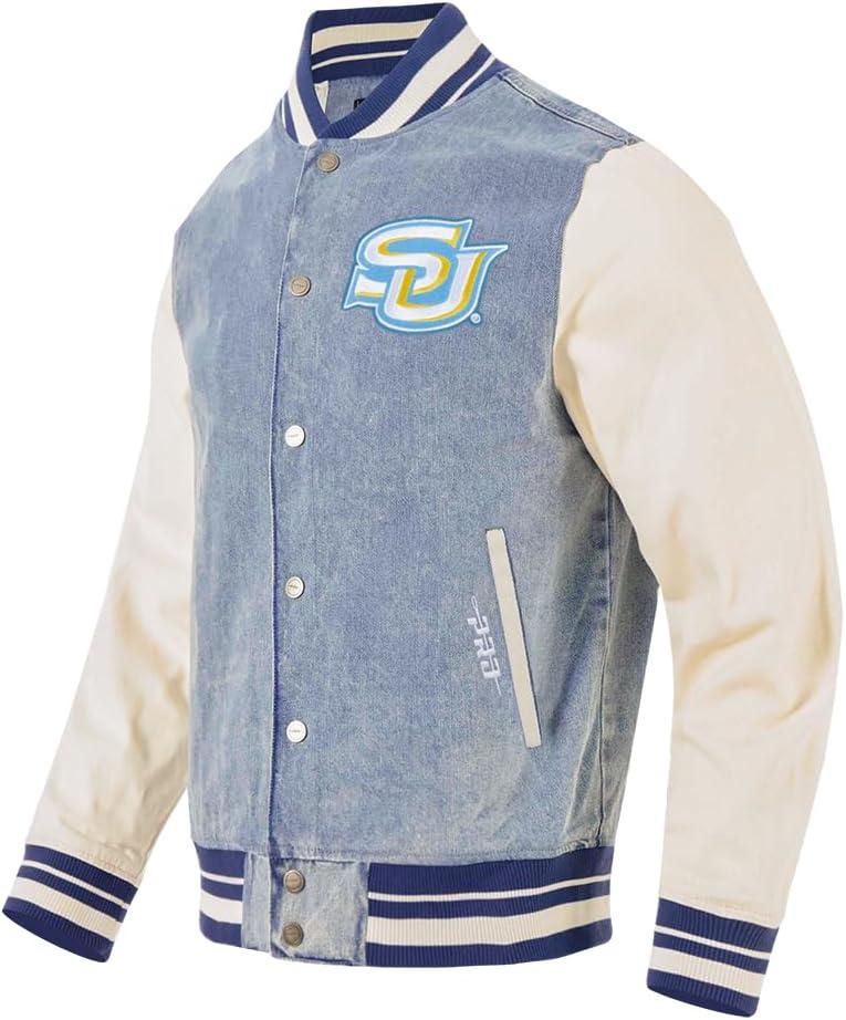 image:imagePro Standard NCAA mens Mens College Varsity Blues Denim Denim JacketBlue