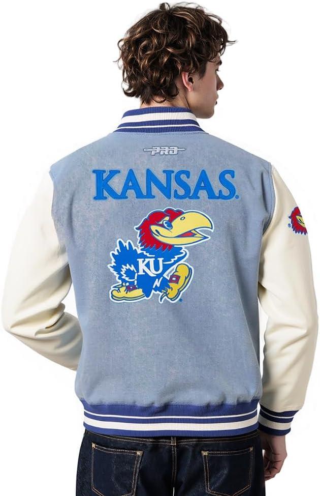 image:imagePro Standard NCAA mens Mens College Varsity Blues Denim Denim JacketBlue