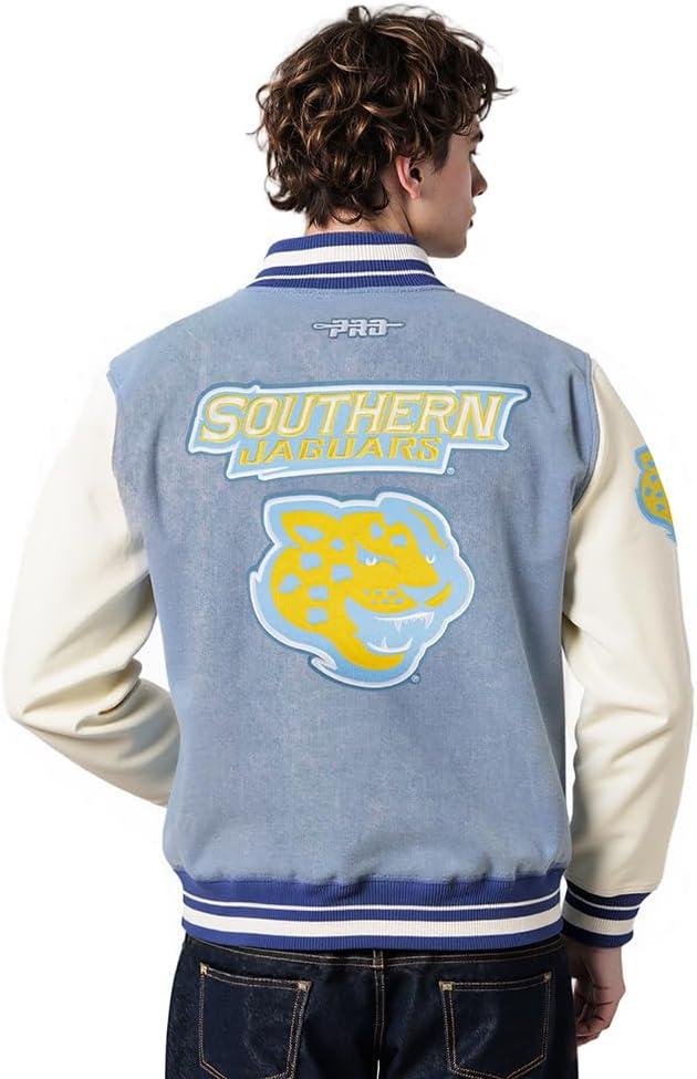 image:imagePro Standard NCAA mens Mens College Varsity Blues Denim Denim JacketBlue
