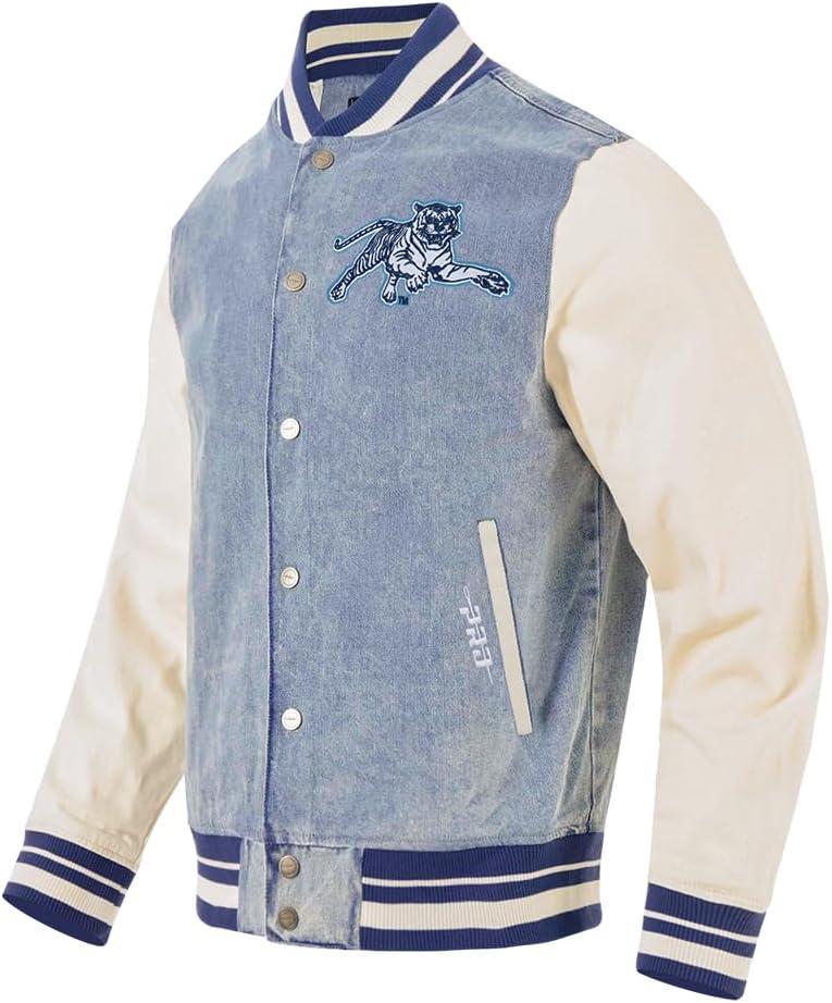 image:imagePro Standard NCAA mens Mens College Varsity Blues Denim Denim JacketBlue