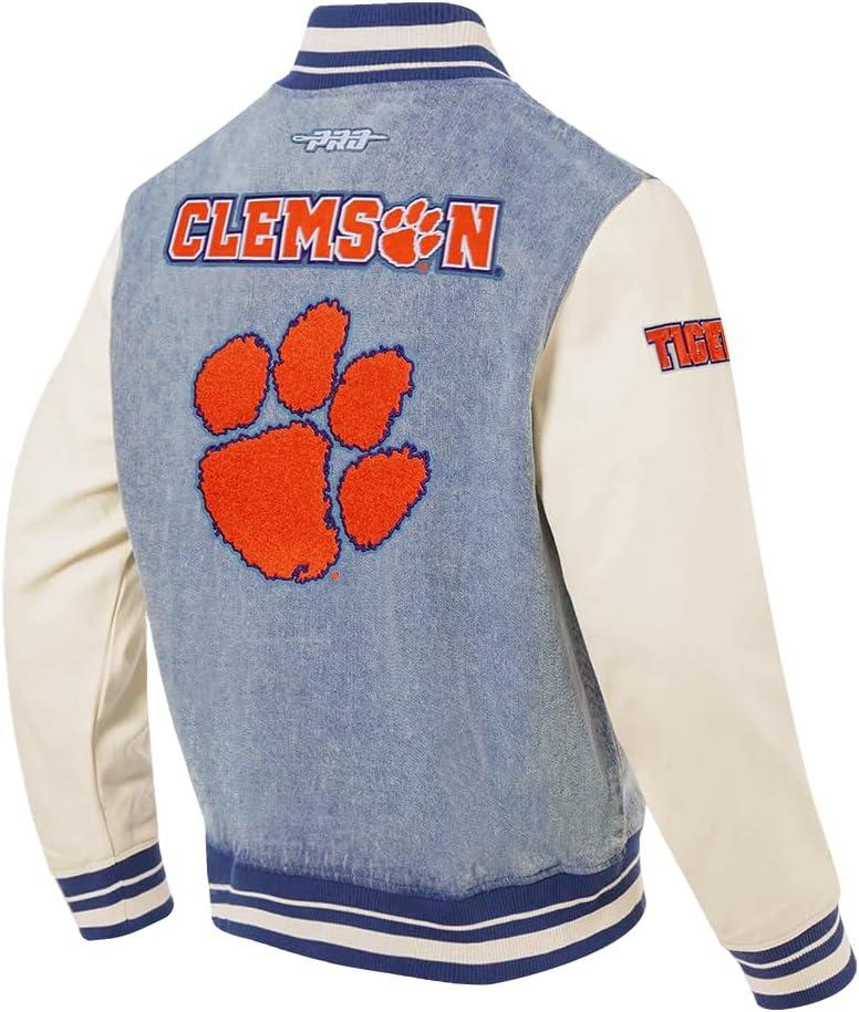 image:imagePro Standard NCAA mens Mens College Varsity Blues Denim Denim JacketBlue