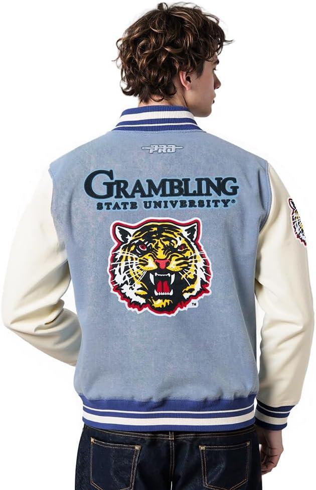 image:imagePro Standard NCAA mens Mens College Varsity Blues Denim Denim JacketBlue
