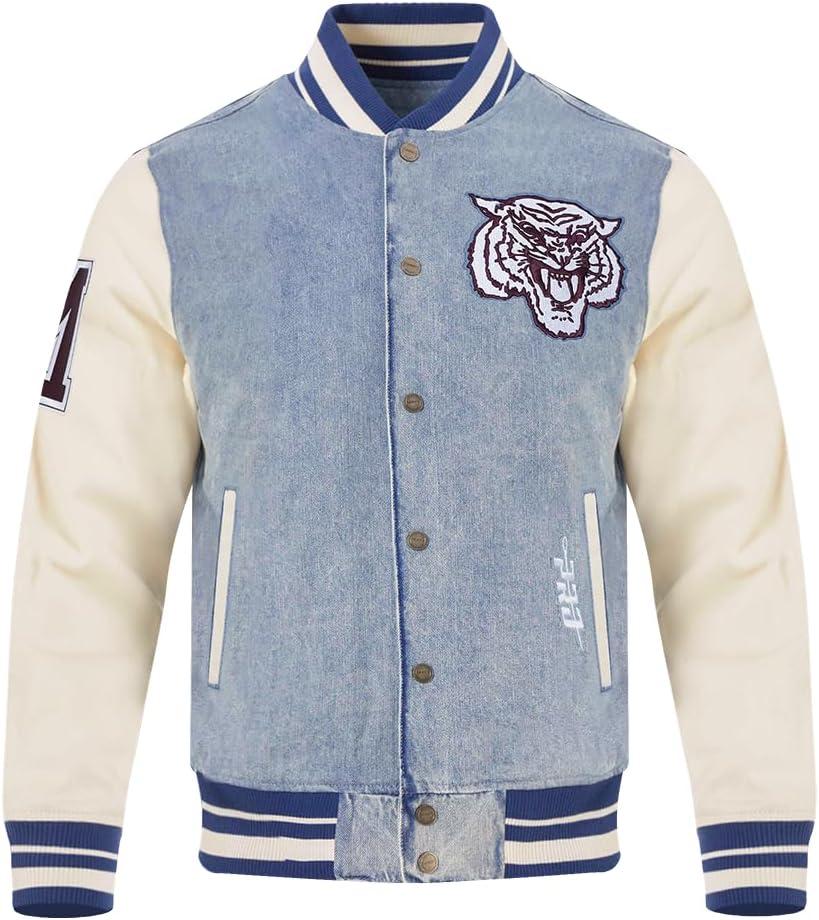 image:imagePro Standard NCAA mens Mens College Varsity Blues Denim Denim JacketBlue