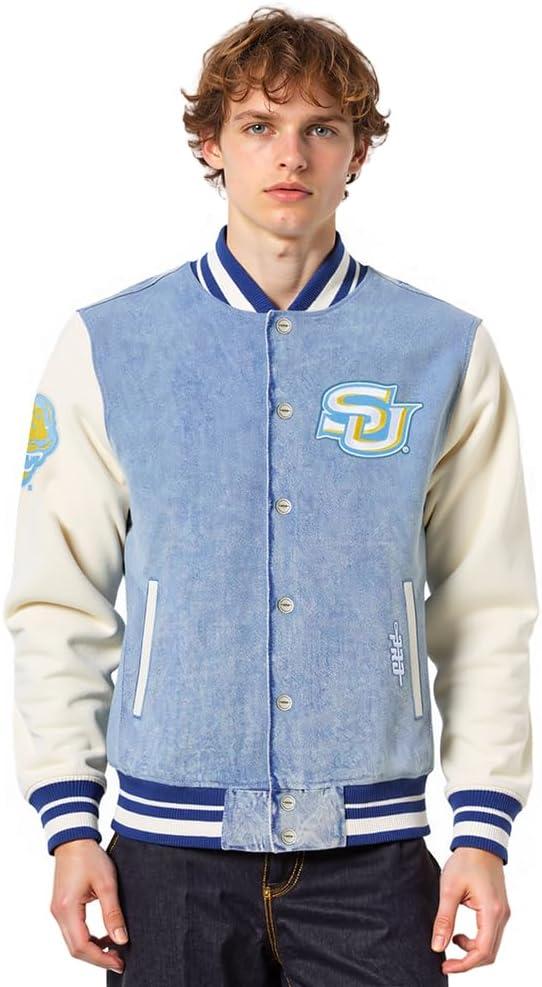 image:imagePro Standard NCAA mens Mens College Varsity Blues Denim Denim JacketBlue