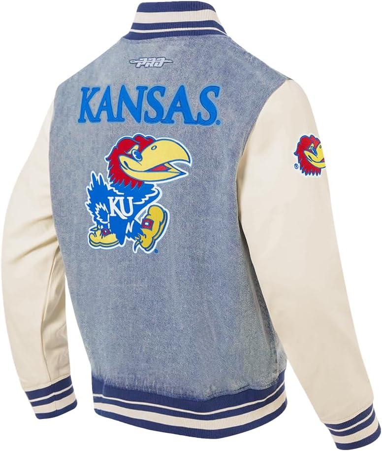 image:imagePro Standard NCAA mens Mens College Varsity Blues Denim Denim JacketBlue