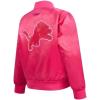 Detroit Lions Triple Pink Toddler Girls Satin Coat by Pro Standard(Beetroot Purple)