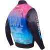 Pro Standard Mens NFL Super Bowl 60 Satin Jacket(Black/Multi)
