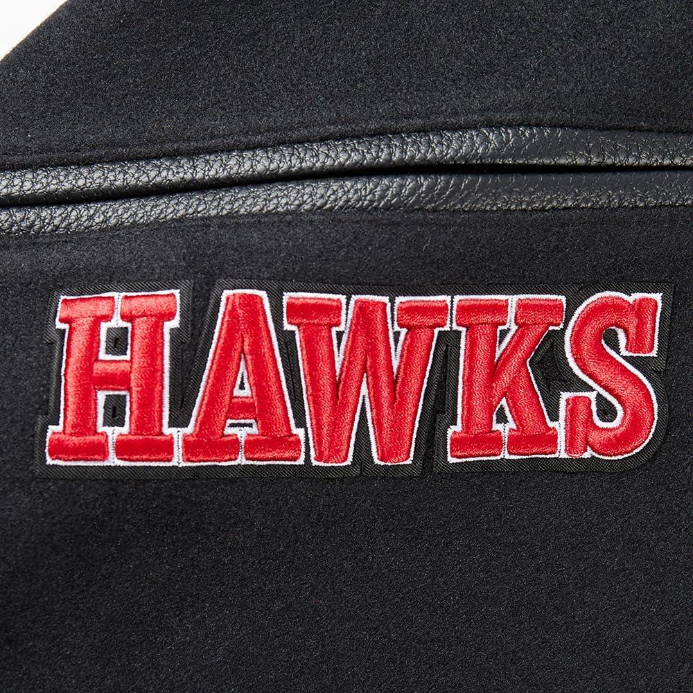 image:imagePro Standard Mens NBA Area Code Wool Varsity JacketBlackRedBlack