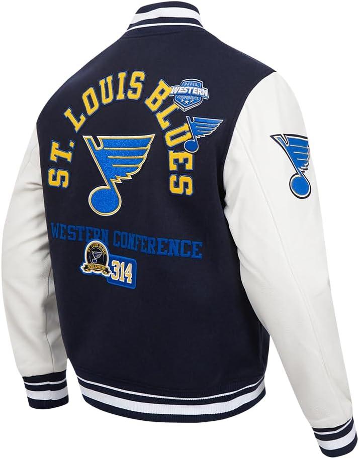 image:imagePro Standard Mens NBA Area Code Wool Varsity JacketMidnight NavyWhite