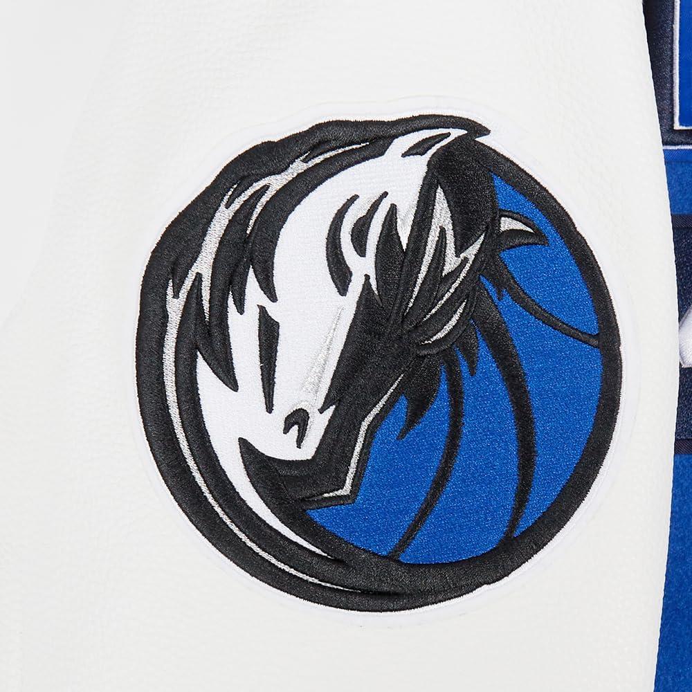 image:imagePro Standard Mens NBA Area Code Wool Varsity JacketRoyal BlueWhite