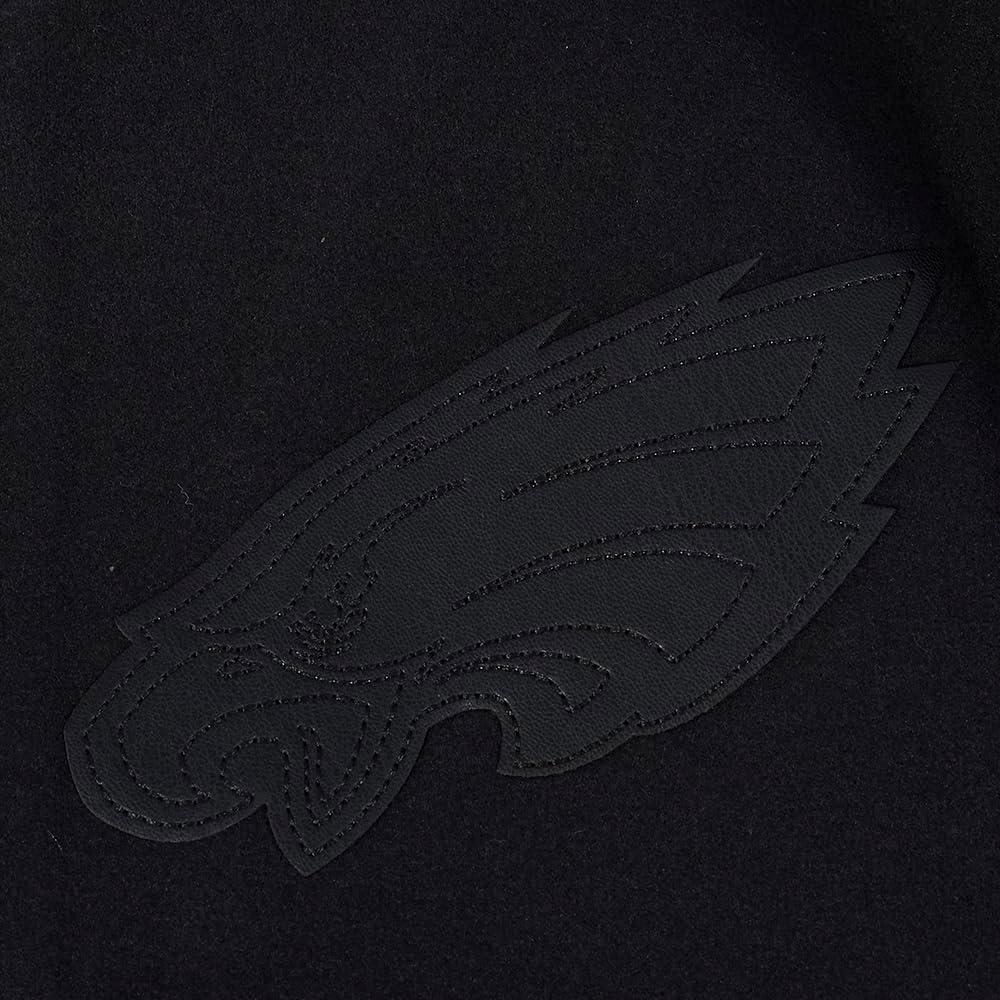 image:imagePro Standard Mens NFL Washed Vanguard Varsity JacketBlack