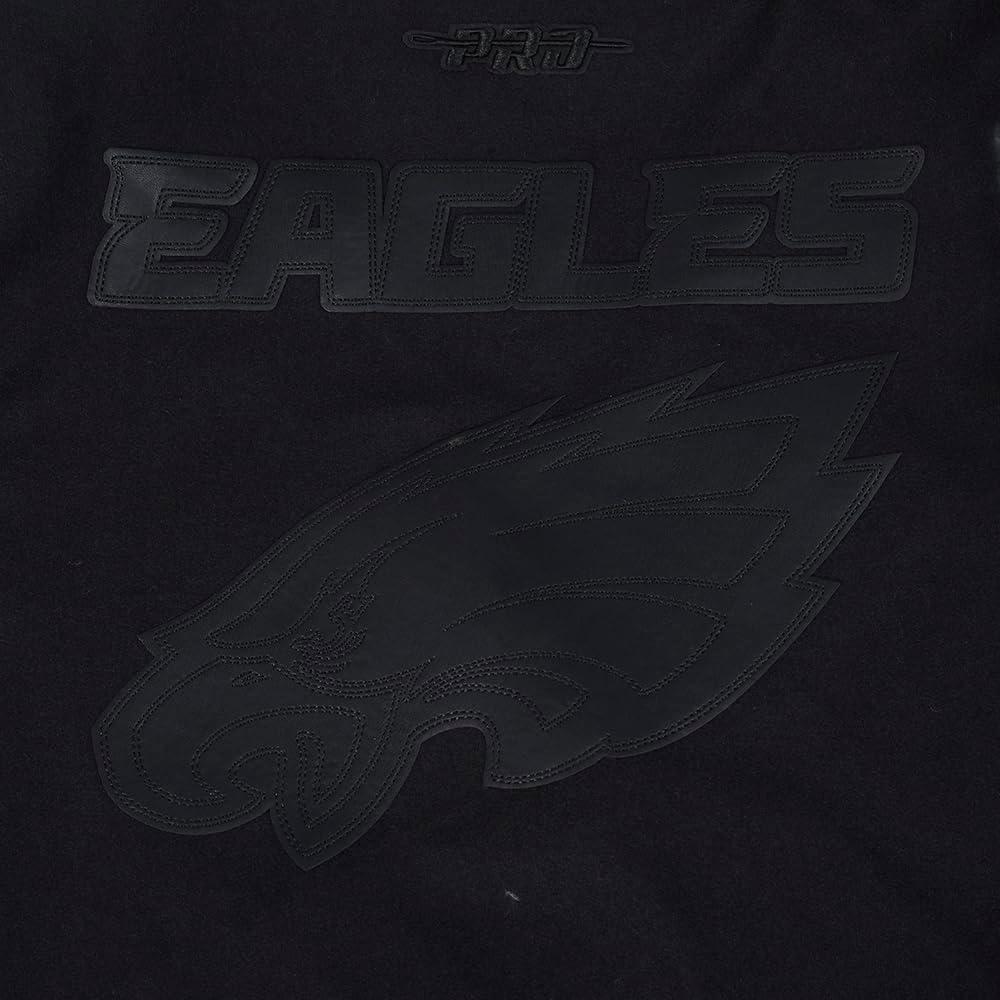 image:imagePro Standard Mens NFL Washed Vanguard Varsity JacketBlack