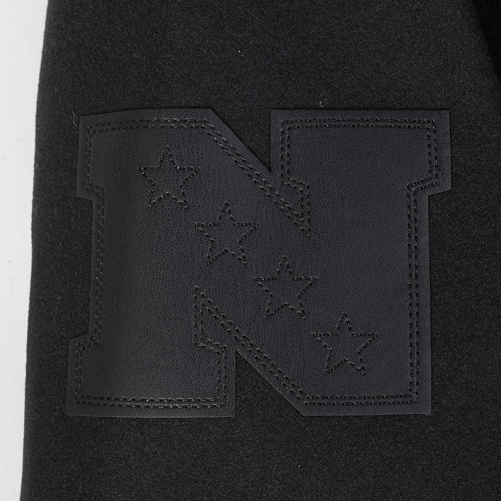 image:imagePro Standard Mens NFL Washed Vanguard Varsity JacketBlack