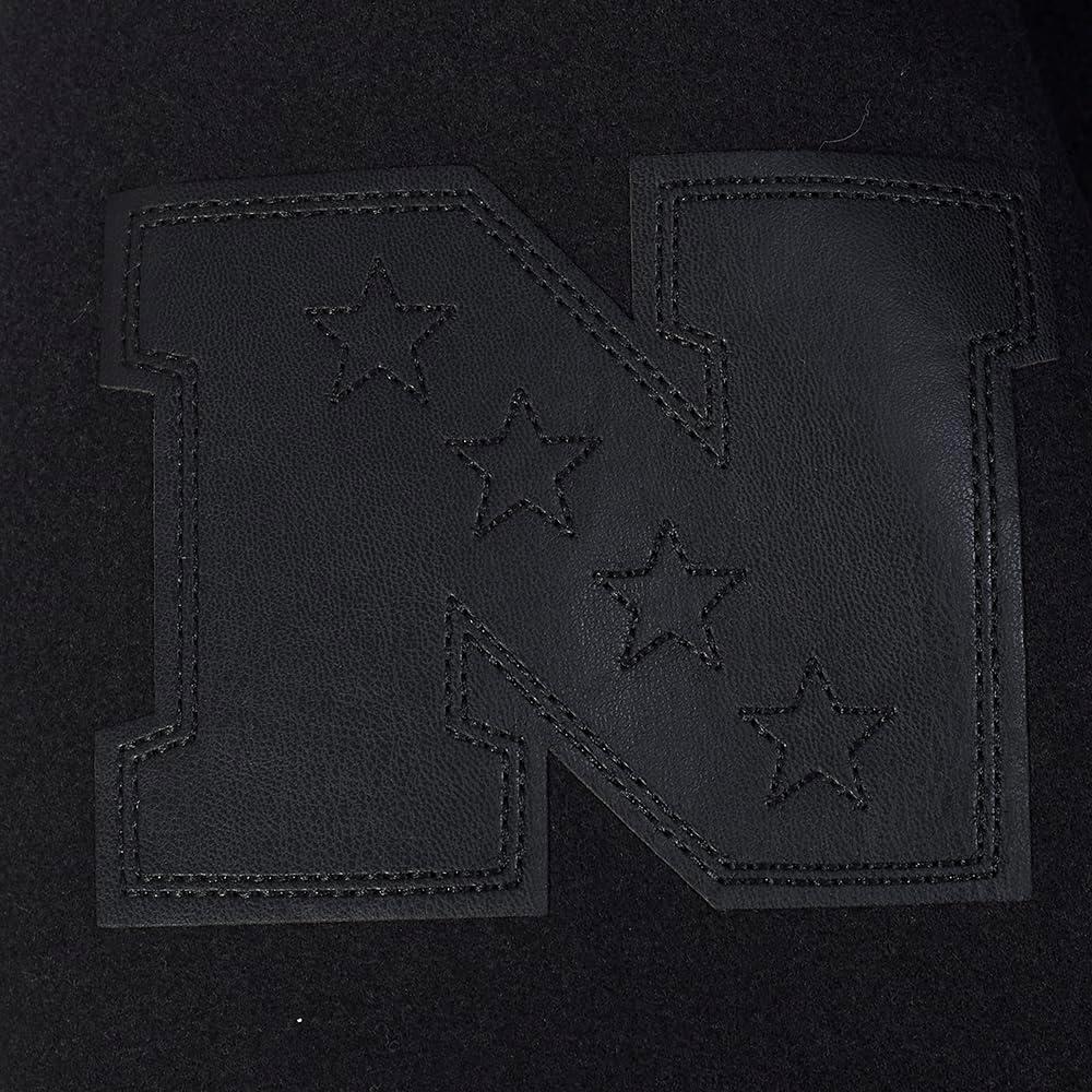 image:imagePro Standard Mens NFL Washed Vanguard Varsity JacketBlack