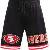 Pro Standard Men’s Black San Francisco 49ers Classic Chenille Shorts