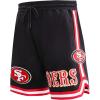 Pro Standard Men’s Black San Francisco 49ers Classic Chenille Shorts