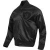 Pro Standard Mens NFL Blackout Satin Jacket(Black)