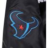 Pro Standard Mens NFL Team Badge Satin Jacket(Black)