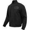 Pro Standard Mens NFL Washed Vanguard Varsity Jacket(Black)