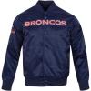 Denver Broncos NFL Big Logo Men’s Satin Jacket in Midnight Navy(Midnight Navy)