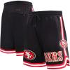Pro Standard Men’s Black San Francisco 49ers Classic Chenille Shorts