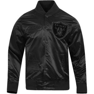 Pro Standard Mens NFL Blackout Satin Jacket(Black)