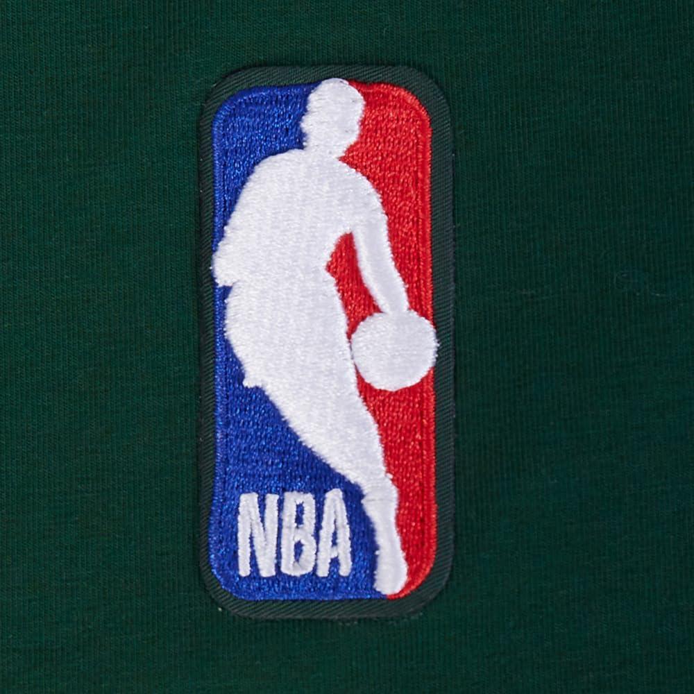 image:imagePro Standard NBA Mens Mens NBA DIY Pick Stitch Cotton Short Sleeve TeeForest Green
