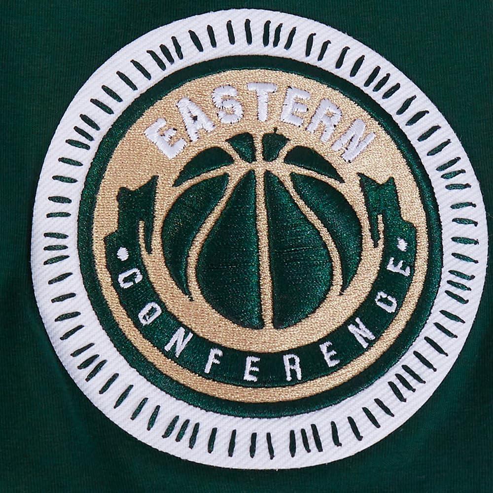 image:imagePro Standard NBA Mens Mens NBA DIY Pick Stitch Cotton Short Sleeve TeeForest Green