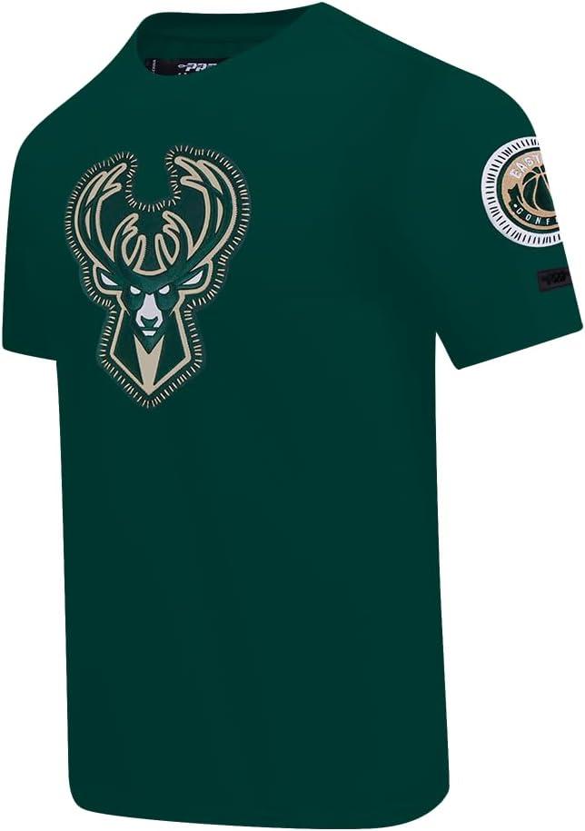 image:imagePro Standard NBA Mens Mens NBA DIY Pick Stitch Cotton Short Sleeve TeeForest Green