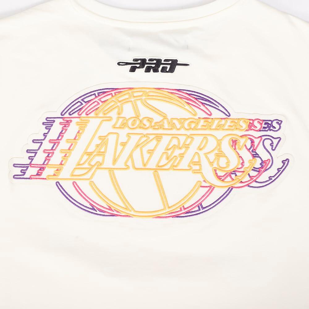 image:imagePro Standard NBA Mens Mens NBA Echo Logo Cotton Short Sleeve TeeEggshell