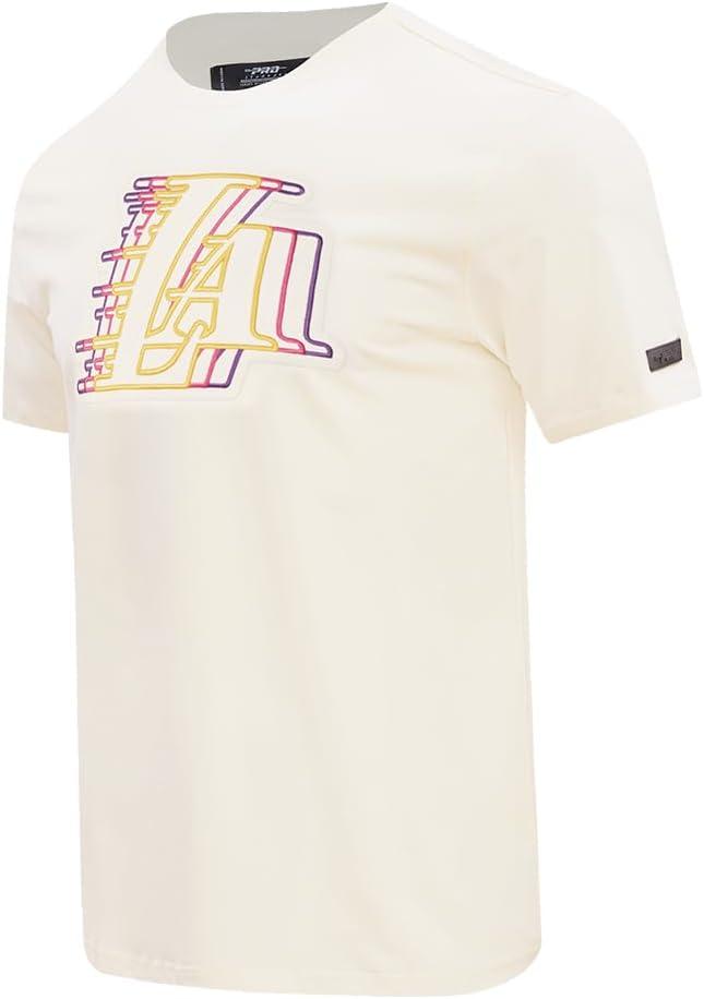 image:imagePro Standard NBA Mens Mens NBA Echo Logo Cotton Short Sleeve TeeEggshell