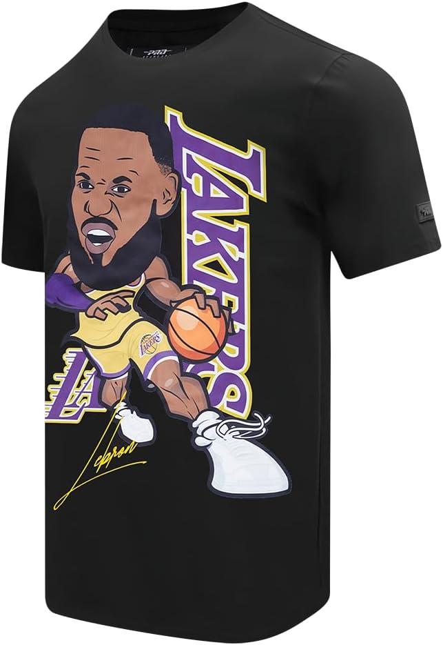 image:imagePro Standard NBA Mens Mens NBA Los Angeles Lakers Remix Avatar Cotton Short Sleeve TeeBlack