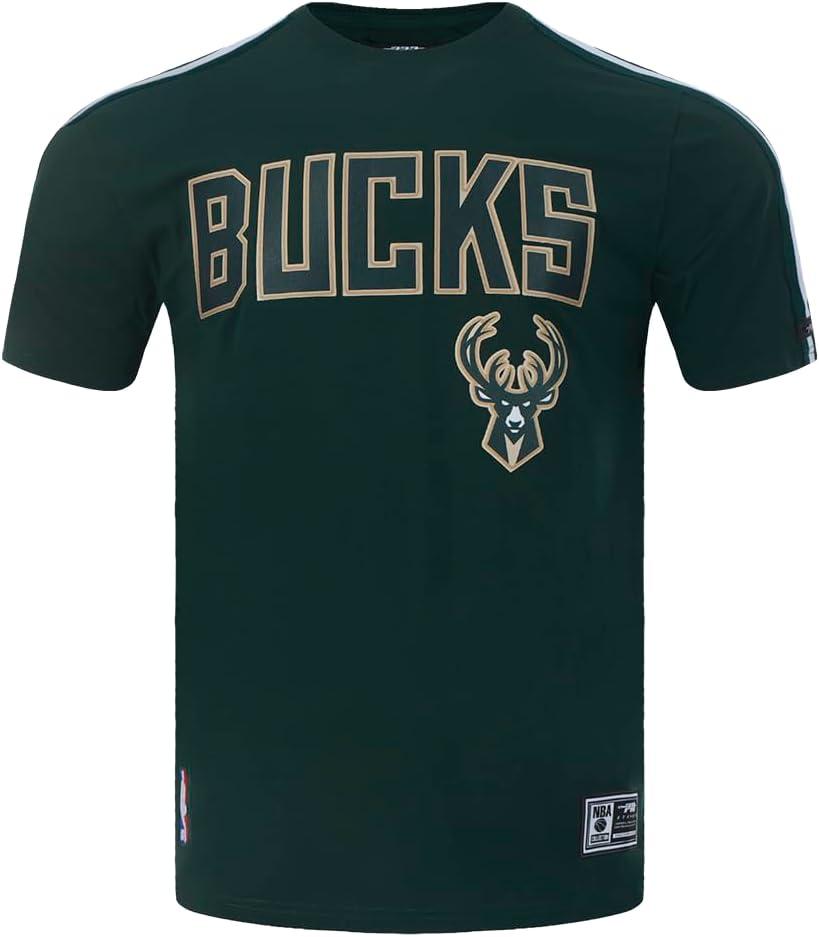 image:imagePro Standard NBA Mens Mens NBA Mesh Cotton Taping TeeForest Green