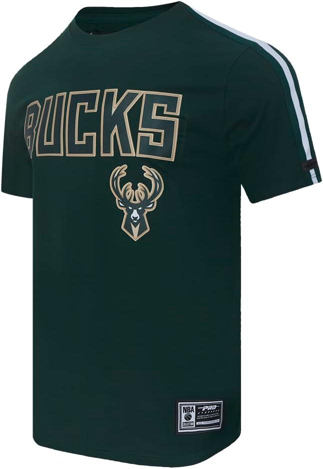 image:imagePro Standard NBA Mens Mens NBA Mesh Cotton Taping TeeForest Green