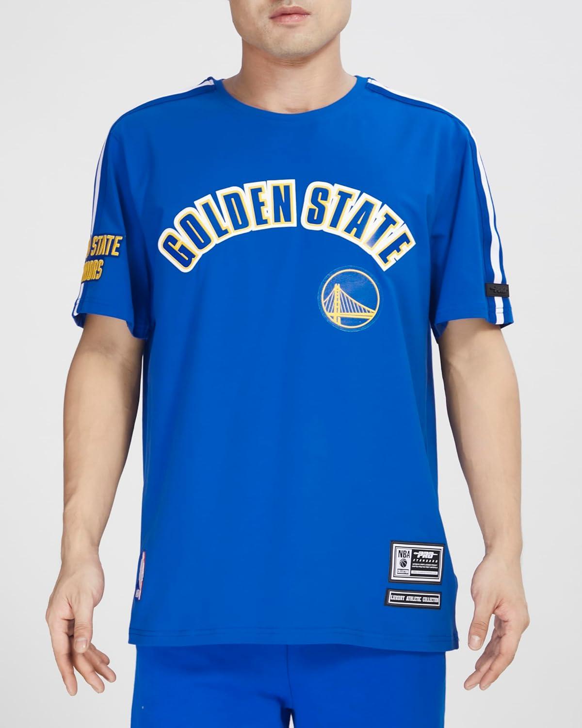image:imagePro Standard NBA Mens Mens NBA Mesh Cotton Taping TeeRoyal Blue