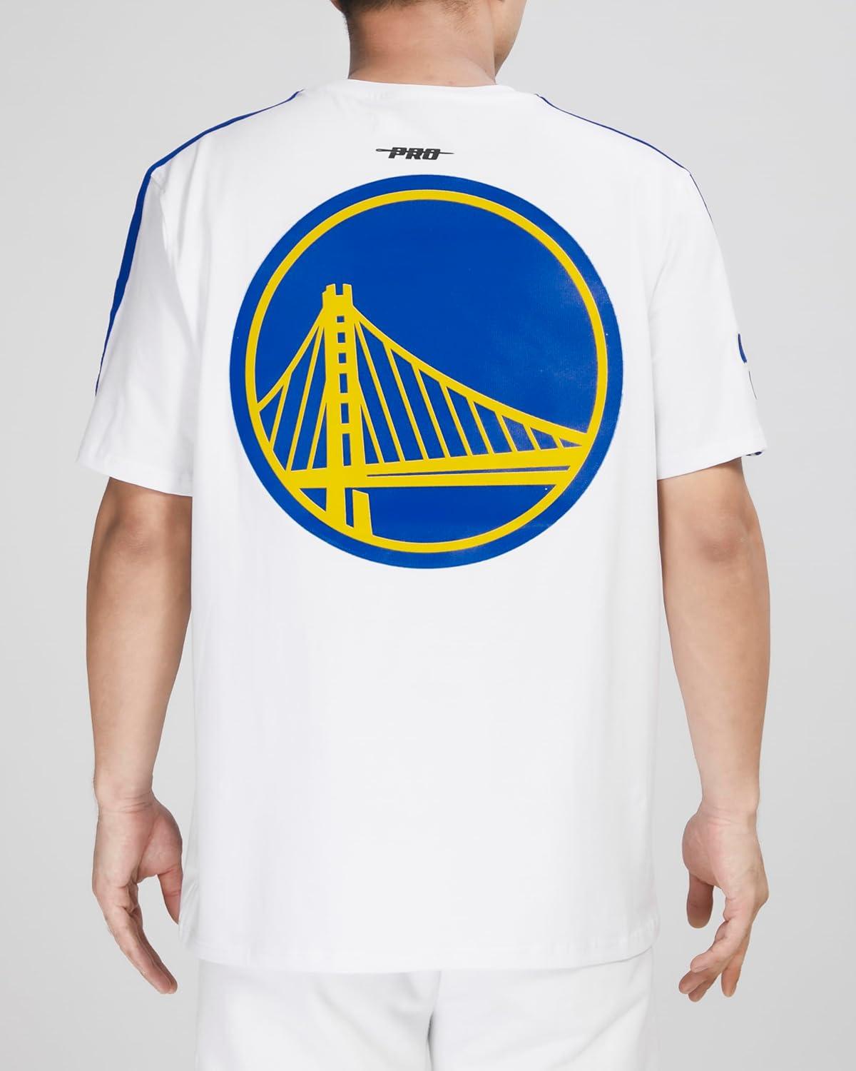 image:imagePro Standard NBA Mens Mens NBA Mesh Cotton Taping TeeWhiteRoyal Blue
