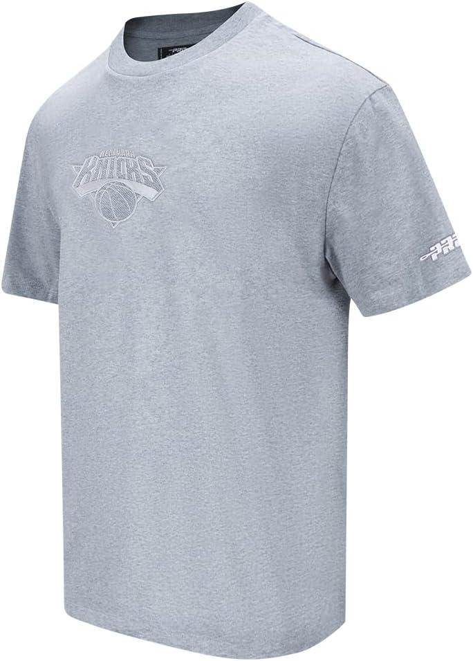 image:imagePro Standard NBA Mens Mens NBA Reverse French Terry Cotton Short Sleeve TeeDark Heather Gray